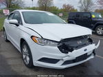 2017 Ford Fusion Se White vin: 3FA6P0HD8HR352855