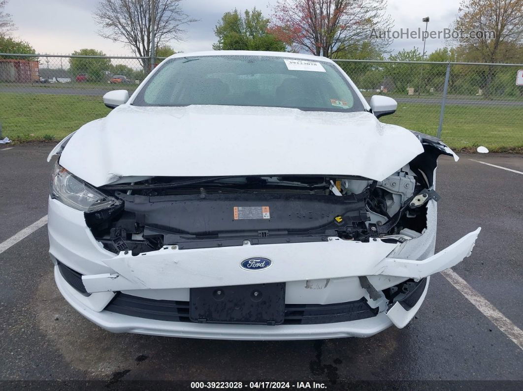 2017 Ford Fusion Se White vin: 3FA6P0HD8HR352855