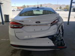 2018 Ford Fusion Se White vin: 3FA6P0HD8JR158784