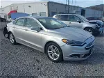 2018 Ford Fusion Se Silver vin: 3FA6P0HD8JR177772