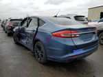 2018 Ford Fusion Se Blue vin: 3FA6P0HD8JR240630