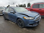 2018 Ford Fusion Se Blue vin: 3FA6P0HD8JR240630