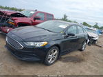 2018 Ford Fusion Se Black vin: 3FA6P0HD8JR256052