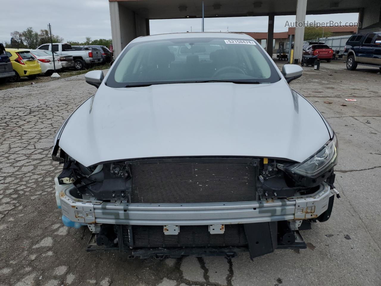 2018 Ford Fusion Se Silver vin: 3FA6P0HD8JR266774