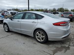 2018 Ford Fusion Se Silver vin: 3FA6P0HD8JR266774