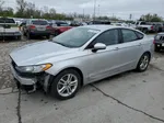 2018 Ford Fusion Se Silver vin: 3FA6P0HD8JR266774