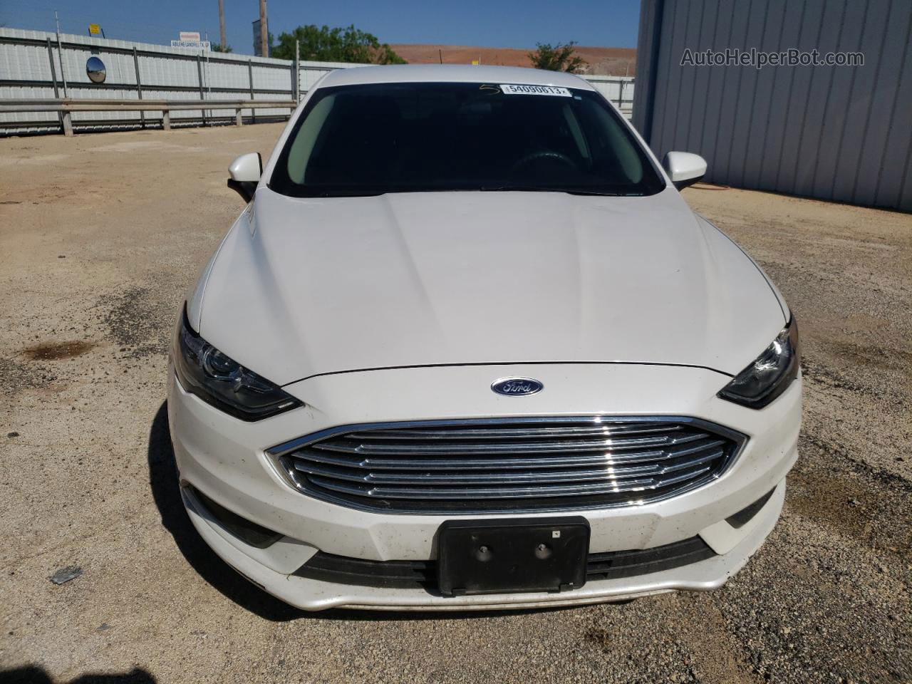 2018 Ford Fusion Se White vin: 3FA6P0HD8JR267438