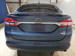 2018 Ford Fusion Se Blue vin: 3FA6P0HD8JR280870