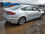 2019 Ford Fusion Se Silver vin: 3FA6P0HD8KR122045