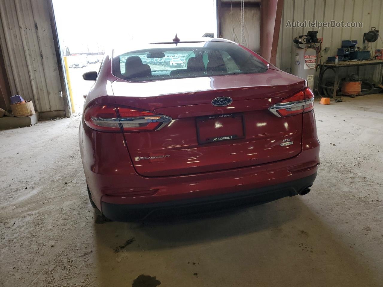 2020 Ford Fusion Se Red vin: 3FA6P0HD8LR146816