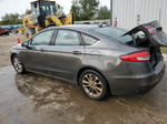 2020 Ford Fusion Se Gray vin: 3FA6P0HD8LR162546