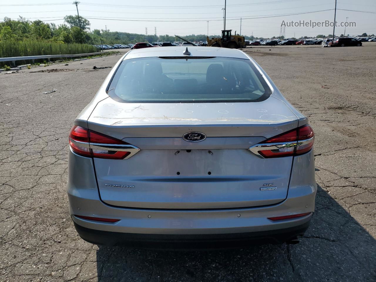 2020 Ford Fusion Se Silver vin: 3FA6P0HD8LR166497