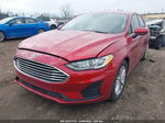 2020 Ford Fusion Se Red vin: 3FA6P0HD8LR167018