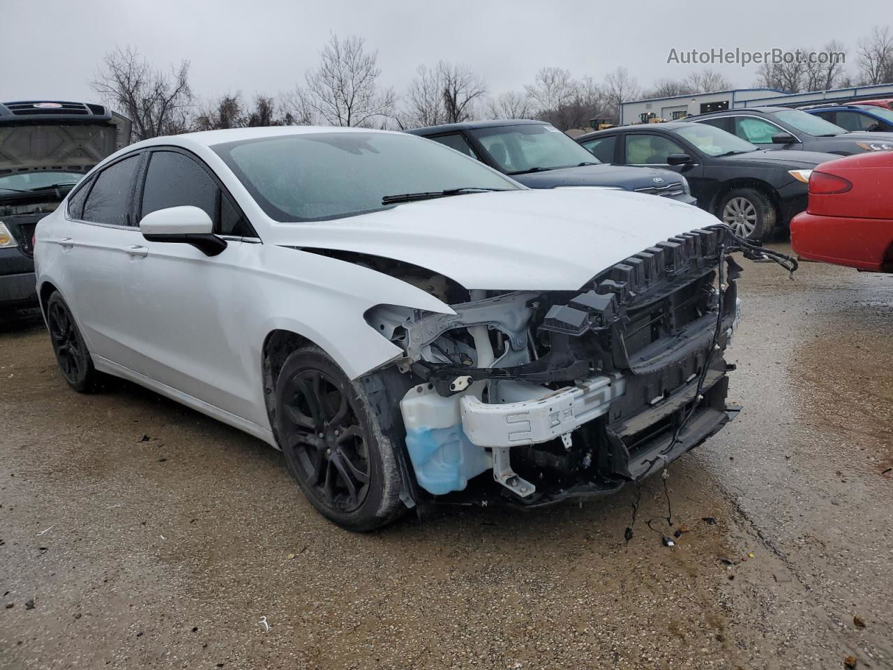 2020 Ford Fusion Se Белый vin: 3FA6P0HD8LR188998