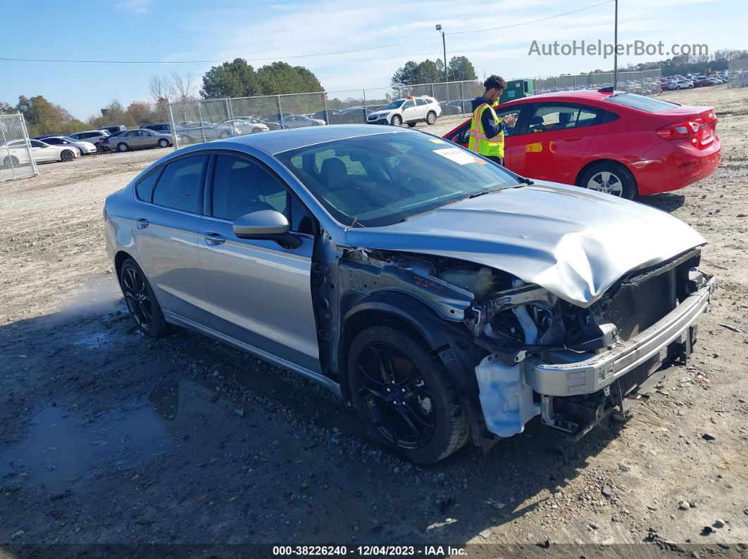 2020 Ford Fusion Se Silver vin: 3FA6P0HD8LR234541