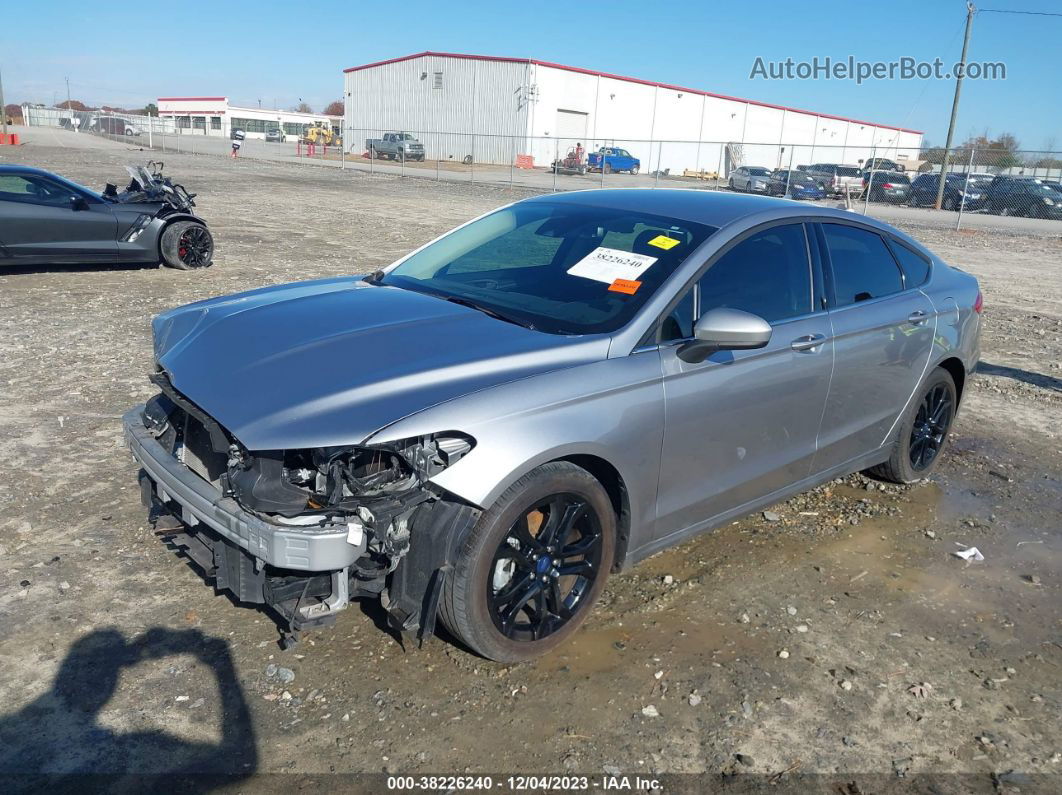 2020 Ford Fusion Se Silver vin: 3FA6P0HD8LR234541