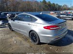 2020 Ford Fusion Se Silver vin: 3FA6P0HD8LR234541