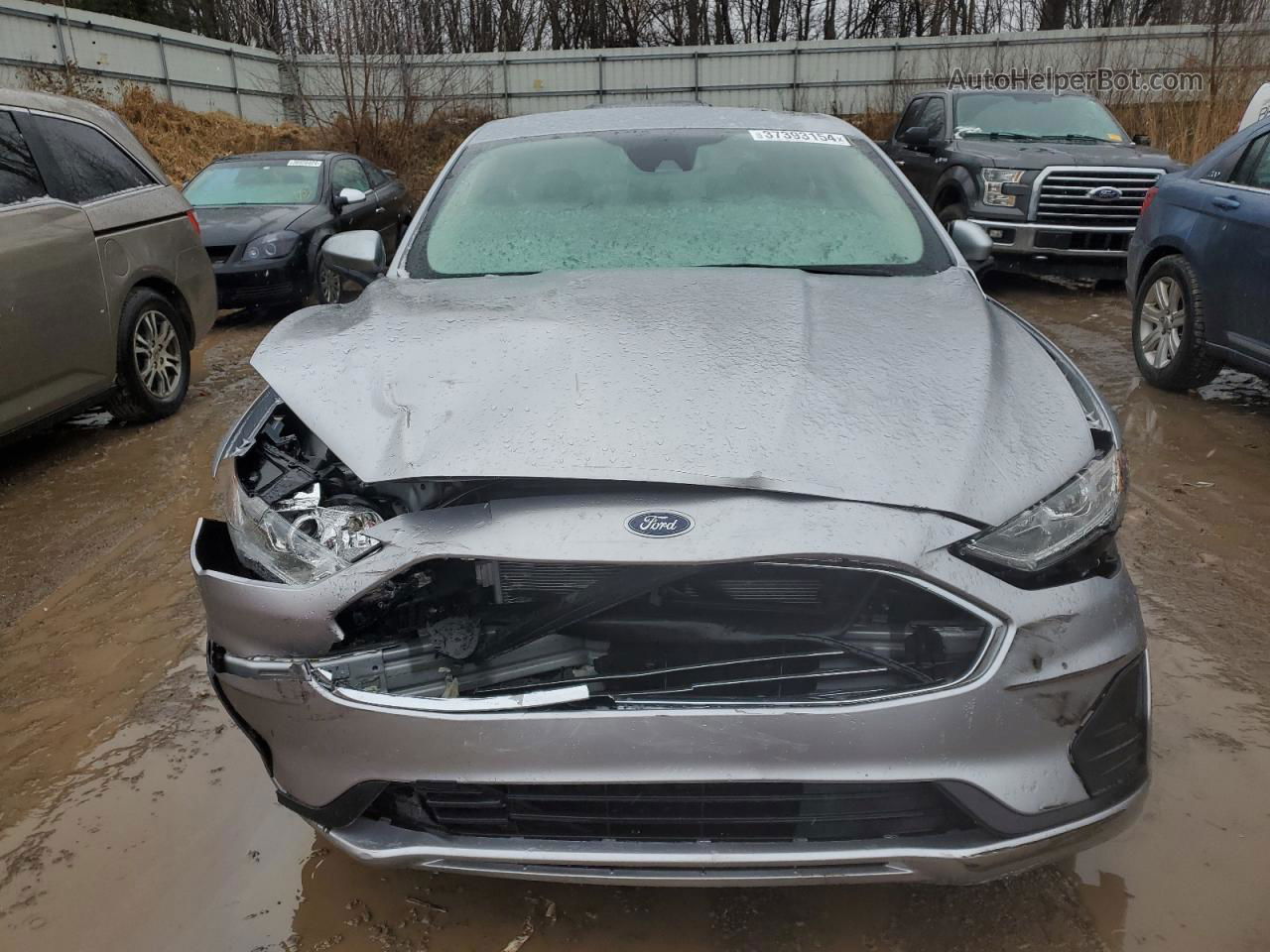 2020 Ford Fusion Se Silver vin: 3FA6P0HD8LR251176