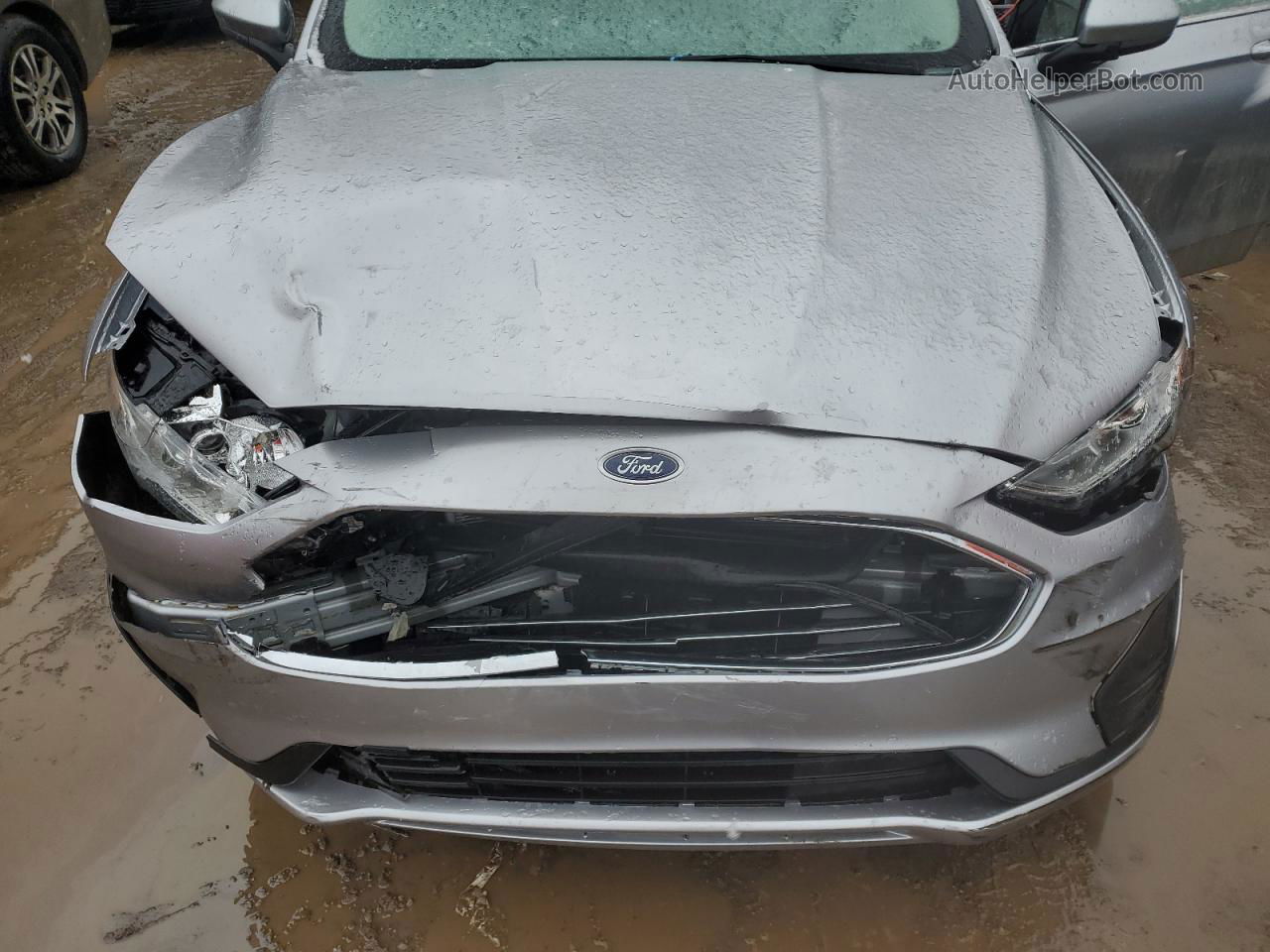 2020 Ford Fusion Se Silver vin: 3FA6P0HD8LR251176