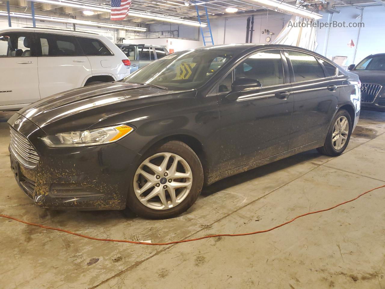 2014 Ford Fusion Se Black vin: 3FA6P0HD9ER121605