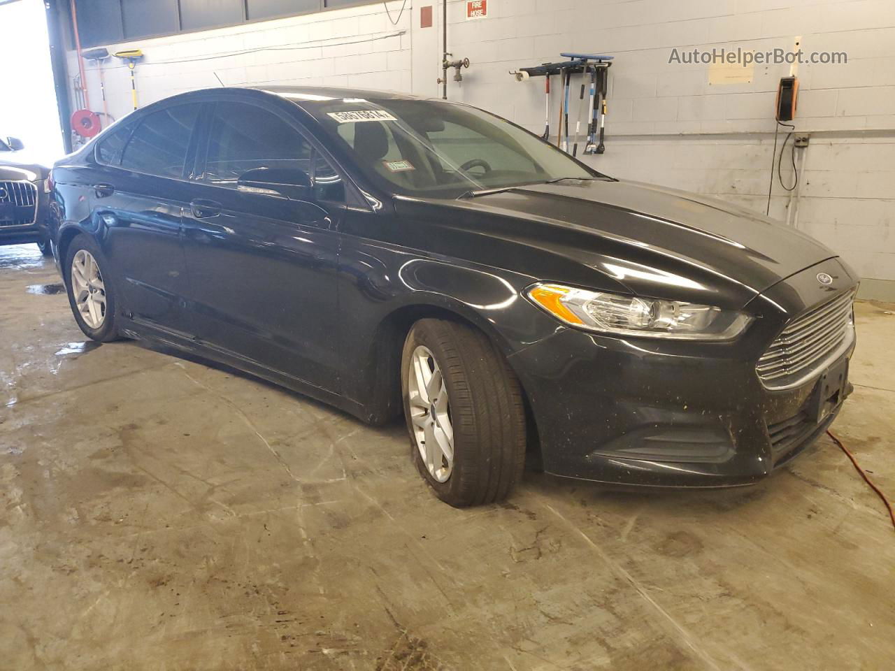 2014 Ford Fusion Se Черный vin: 3FA6P0HD9ER121605