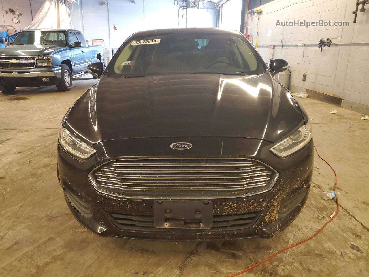 2014 Ford Fusion Se Black vin: 3FA6P0HD9ER121605