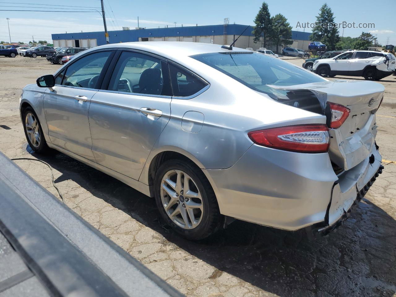 2014 Ford Fusion Se Silver vin: 3FA6P0HD9ER141305