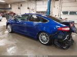 2014 Ford Fusion Se Blue vin: 3FA6P0HD9ER153826