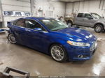 2014 Ford Fusion Se Blue vin: 3FA6P0HD9ER153826