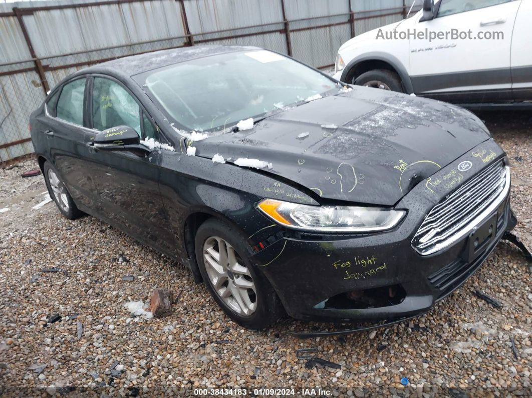 2014 Ford Fusion Se Черный vin: 3FA6P0HD9ER191878