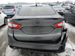 2014 Ford Fusion Se Gray vin: 3FA6P0HD9ER351290