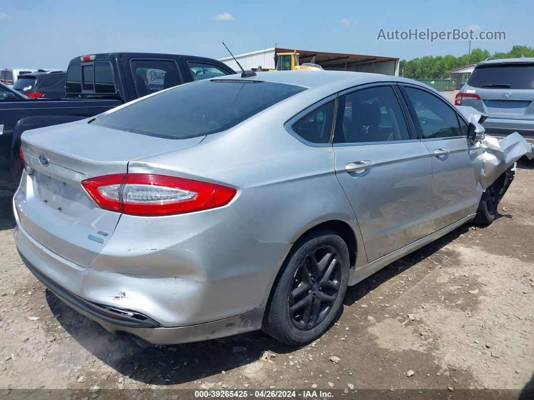 2014 Ford Fusion Se Silver vin: 3FA6P0HD9ER358658