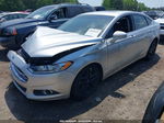 2014 Ford Fusion Se Silver vin: 3FA6P0HD9ER358658