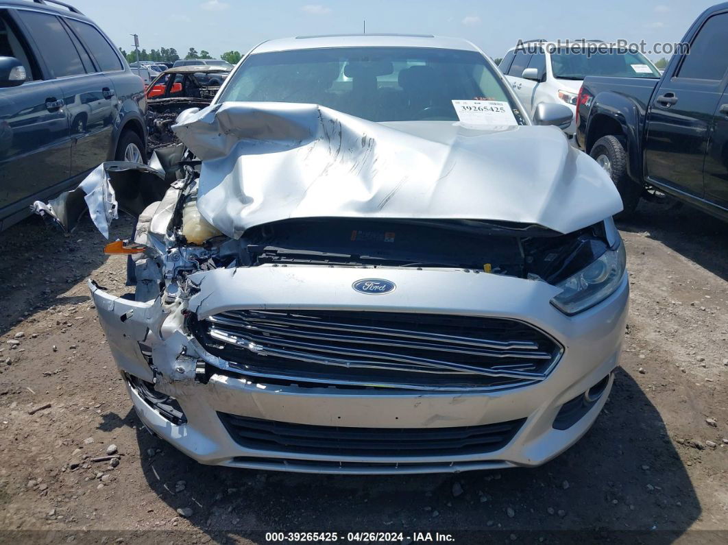 2014 Ford Fusion Se Silver vin: 3FA6P0HD9ER358658