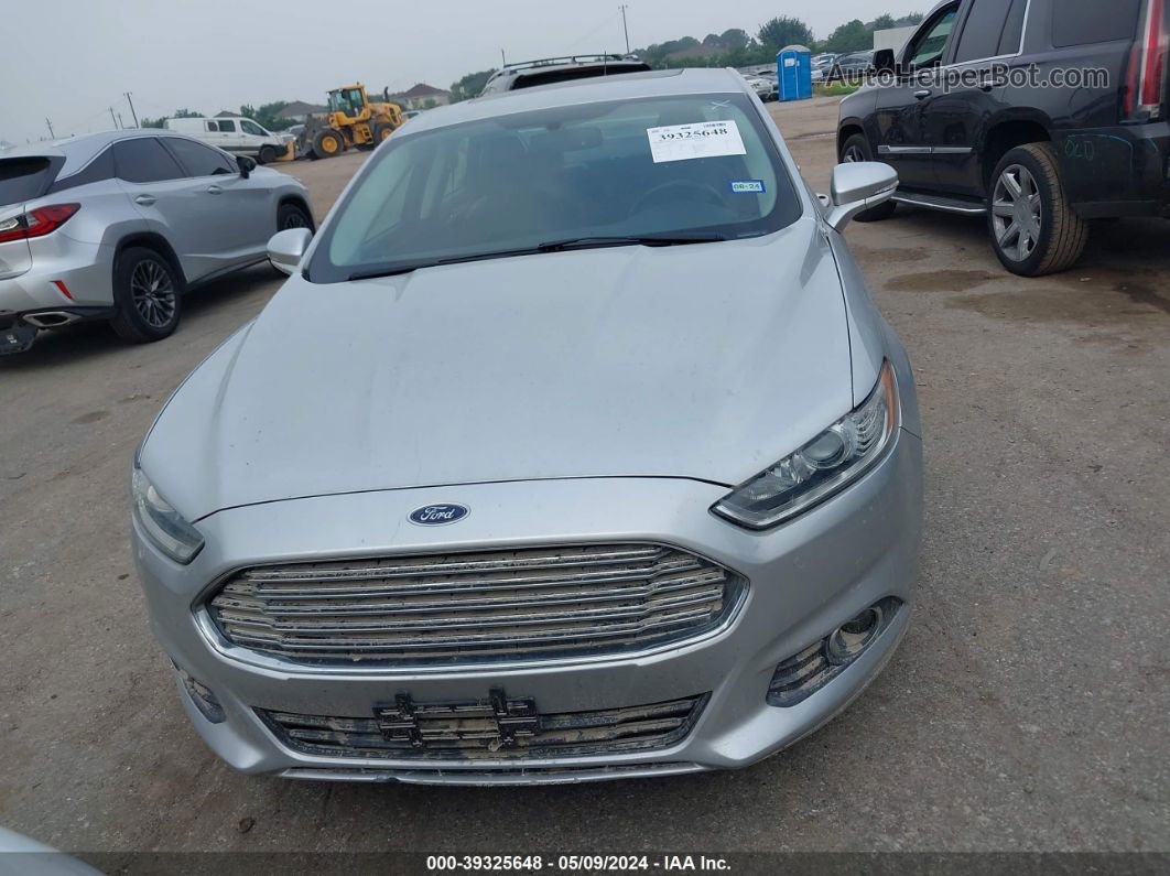 2015 Ford Fusion Se Silver vin: 3FA6P0HD9FR145551