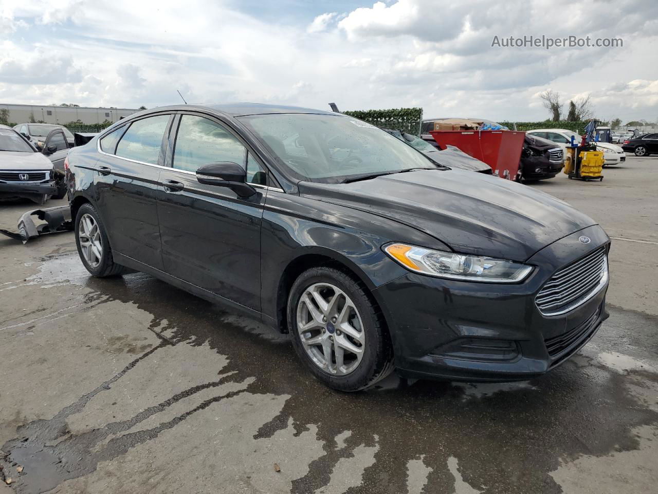 2015 Ford Fusion Se Black vin: 3FA6P0HD9FR153519