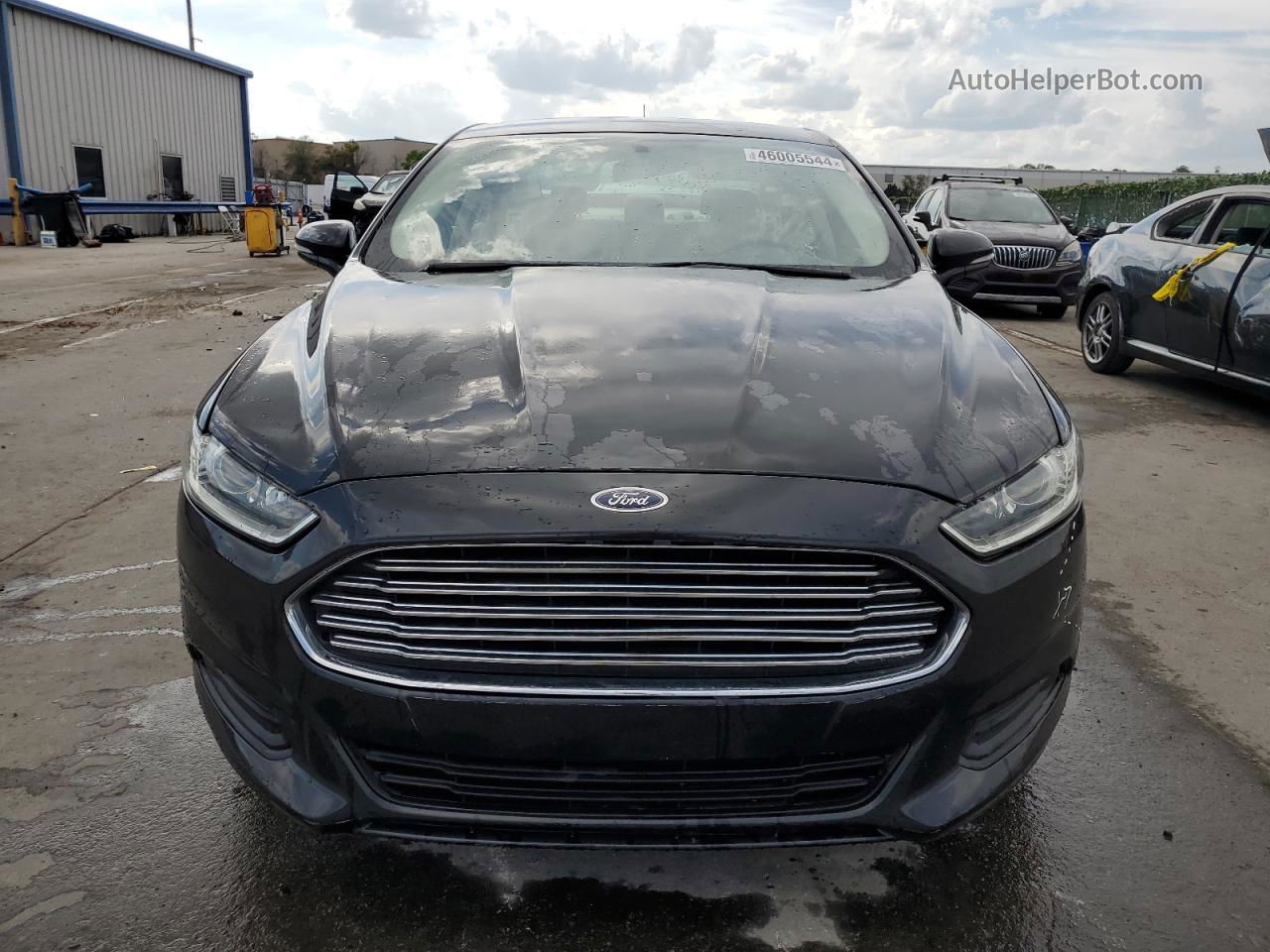 2015 Ford Fusion Se Черный vin: 3FA6P0HD9FR153519