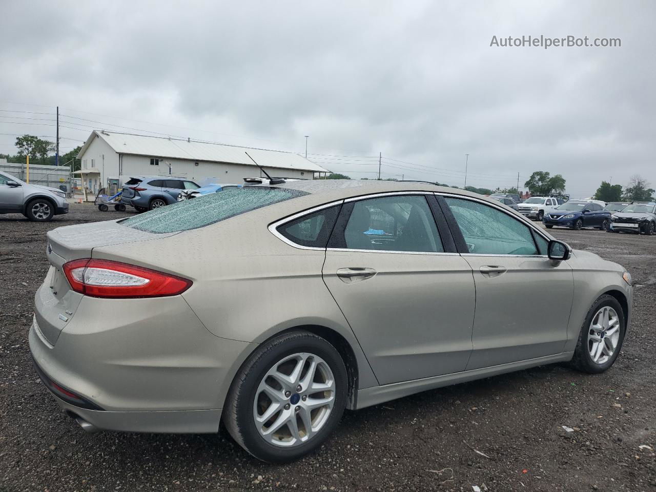 2015 Ford Fusion Se Tan vin: 3FA6P0HD9FR238781