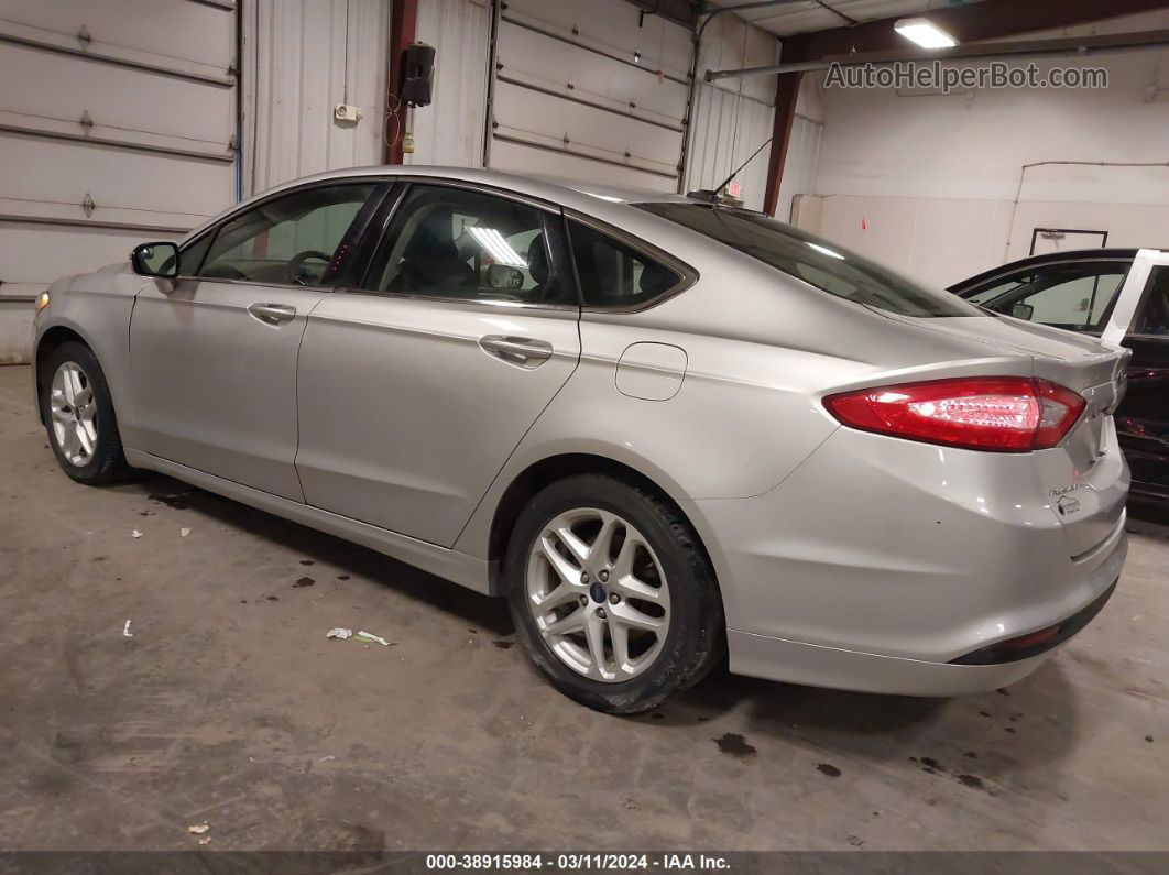 2016 Ford Fusion Se Silver vin: 3FA6P0HD9GR158866