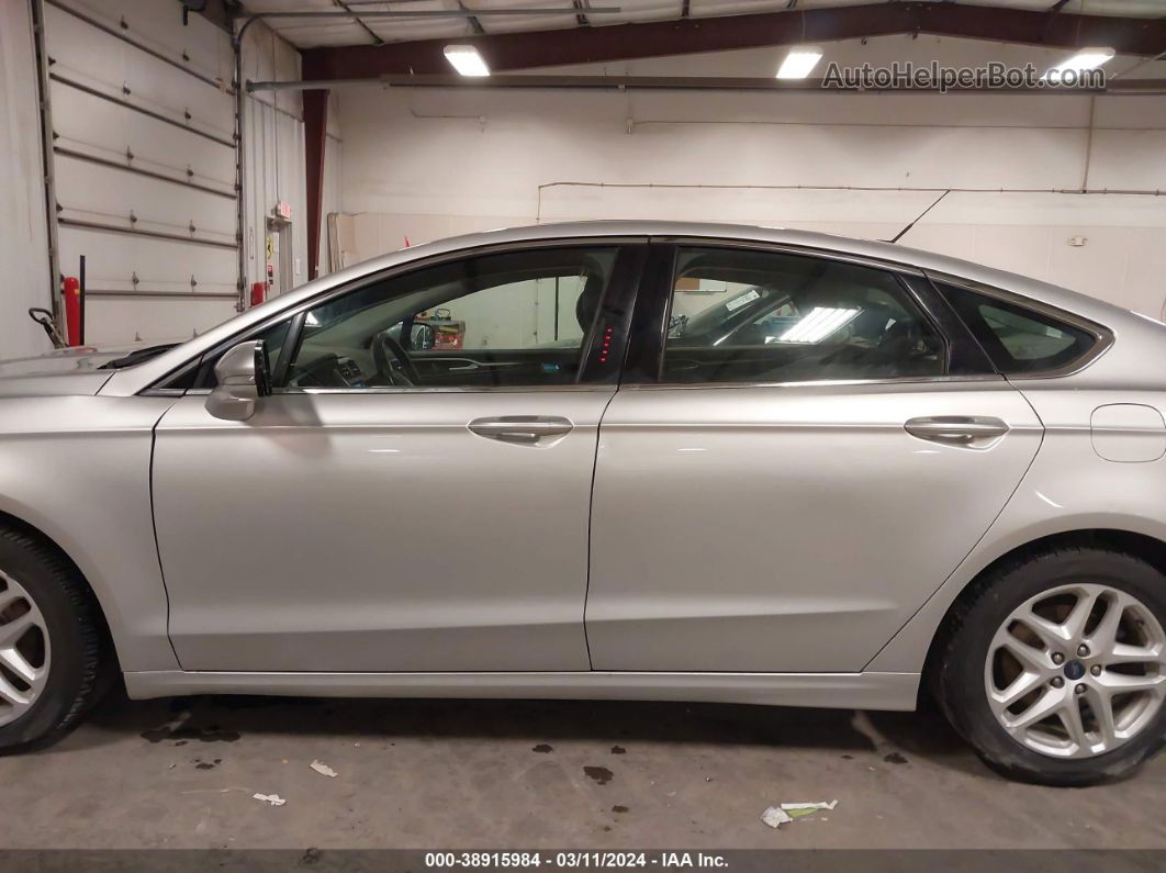 2016 Ford Fusion Se Silver vin: 3FA6P0HD9GR158866