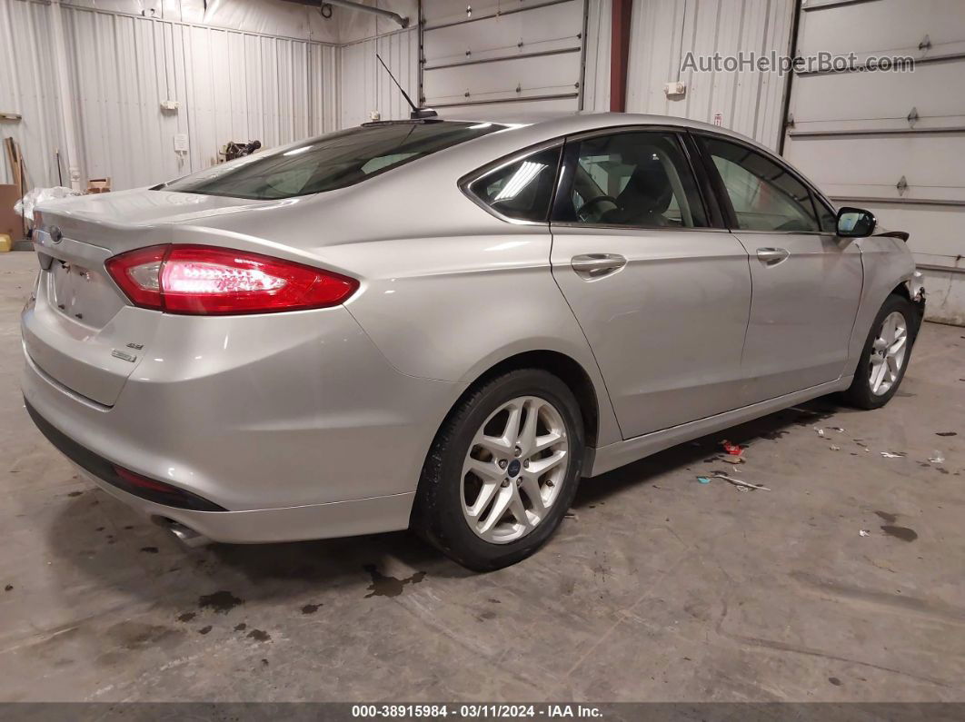 2016 Ford Fusion Se Серебряный vin: 3FA6P0HD9GR158866