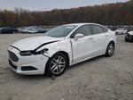 2016 Ford Fusion Se White vin: 3FA6P0HD9GR182682