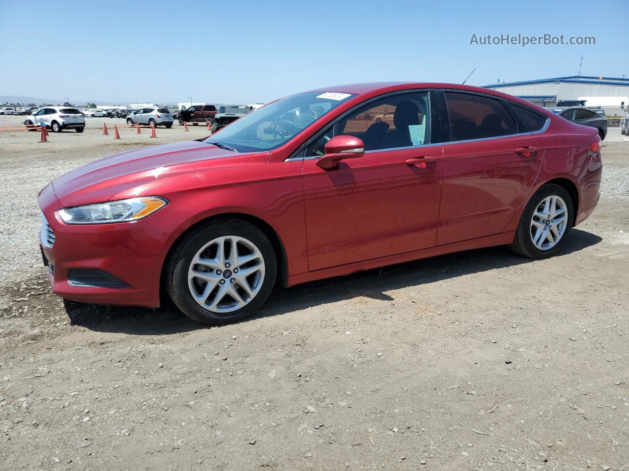 2016 Ford Fusion Se Burgundy vin: 3FA6P0HD9GR259437