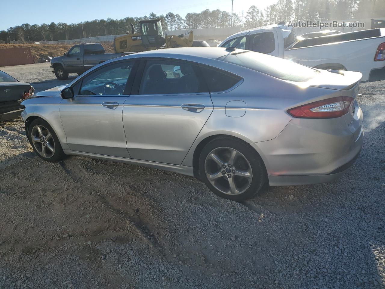 2016 Ford Fusion Se Silver vin: 3FA6P0HD9GR360770