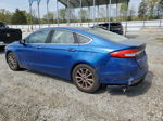 2017 Ford Fusion Se Синий vin: 3FA6P0HD9HR114240