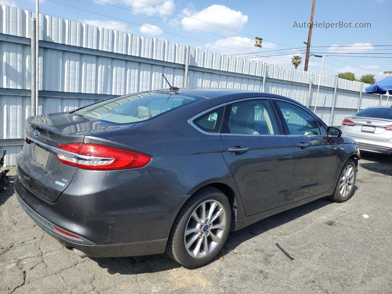 2017 Ford Fusion Se Charcoal vin: 3FA6P0HD9HR253574