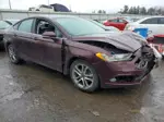 2017 Ford Fusion Se Темно-бордовый vin: 3FA6P0HD9HR269001