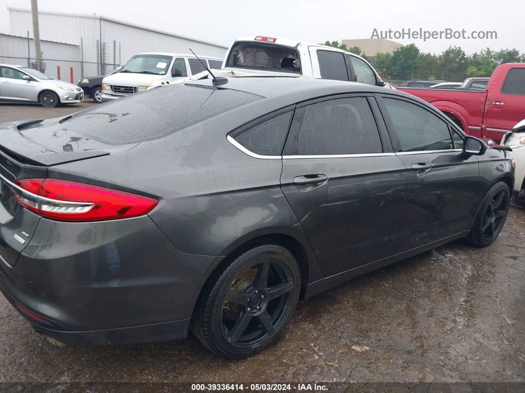 2017 Ford Fusion Se Gray vin: 3FA6P0HD9HR335336