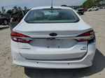 2018 Ford Fusion Se White vin: 3FA6P0HD9JR151732