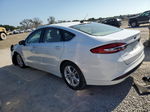 2018 Ford Fusion Se White vin: 3FA6P0HD9JR157286